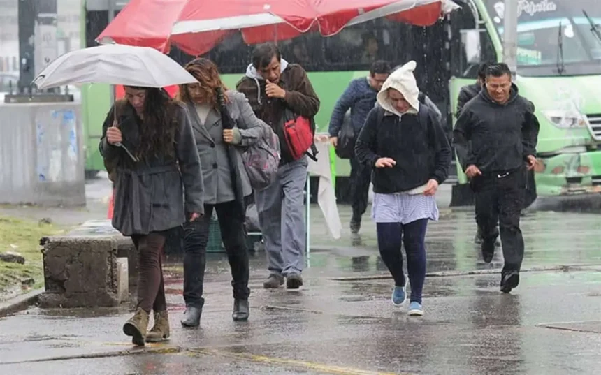 El organismo reportó temperaturas mínimas de 0 a 5 grados Celsius