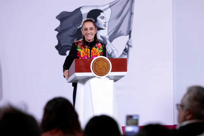 La presidenta Claudia Sheinbaum