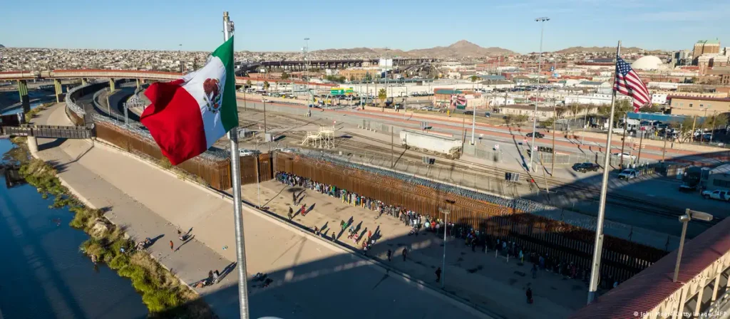 Frontera de Méxic con Estados Unidos. 