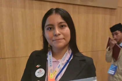Ángelica Karime Hernández, recibe medalla de oro del ISIF 2026 por "Vortex Tech"