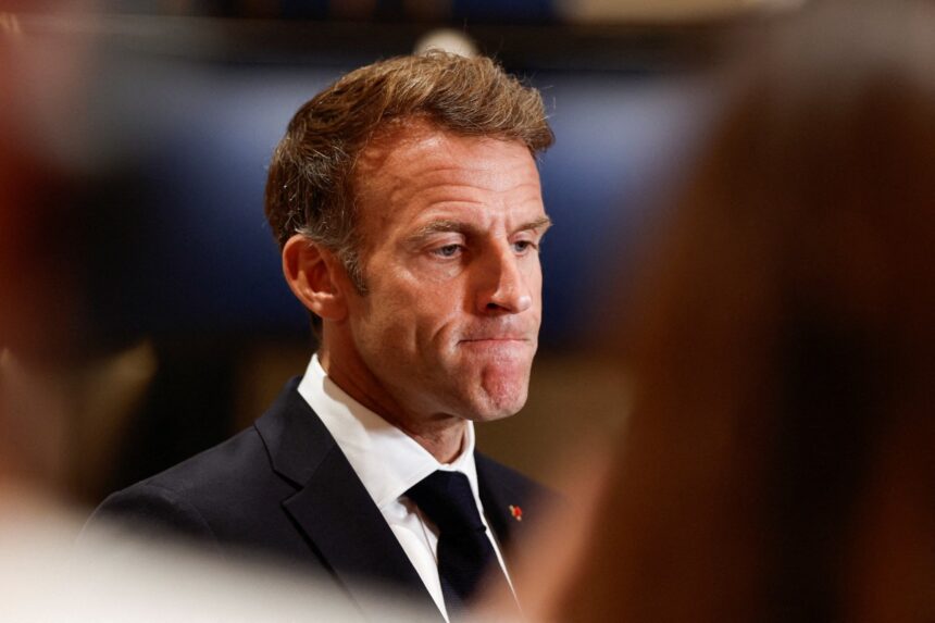 Emmanuel Macron, presidente de Francia. Foto: AFP