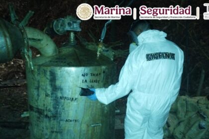 Localizan laboratorio clandestino de metanfetamina