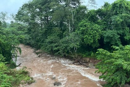 La crecida del río Uxpanapa está asociada a las lluvias del Frente Frío 2