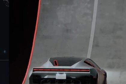 Tesla presentó su nuevo auto volador. Foto de AFP