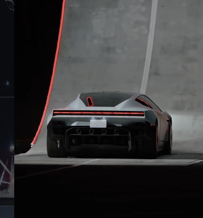 Tesla presentó su nuevo auto volador. Foto de AFP