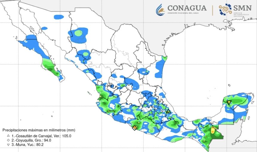 El Servicio Metorológico Nacional informó que entró el Frente Frío núm. 2 a estados del noroeste del país, por lo que se esperan lluvias e intervalos de chubascos y vientos con rachas de 40 a 60 km/h en Baja California y Sonora.