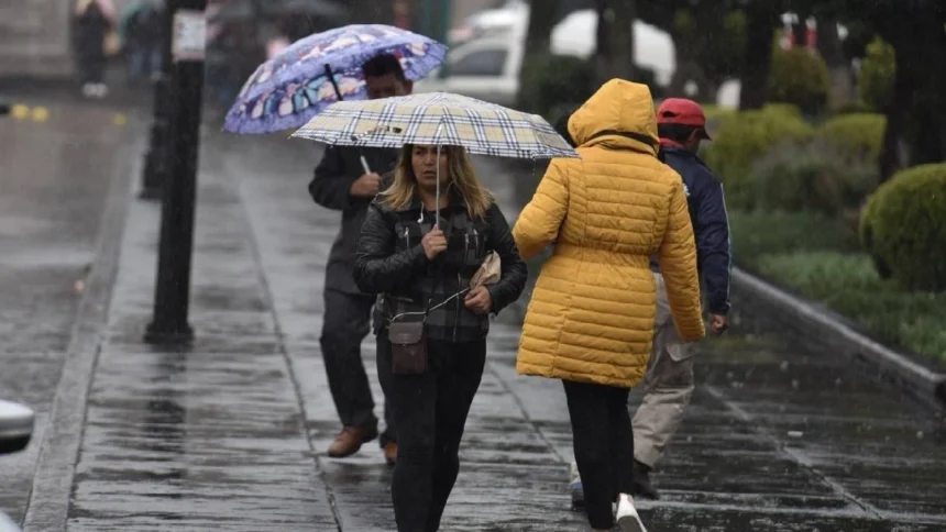 Las precipitaciones estimadas conllevan riesgo de descargas eléctricas y caída de granizo.