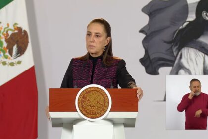 La presidenta Claudia Sheinbaum