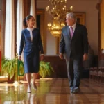 La presidenta Claudia Sheinbaum y Andrés Manuel López Obrador