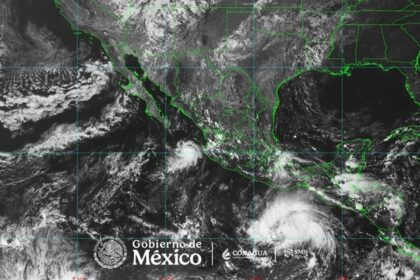 Depresión Tropical Veintiuno-E se intensifica a Tormenta Tropical Trudy.