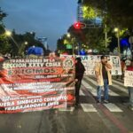 Culmina mega marcha de trabajadores del IMSS en Reforma