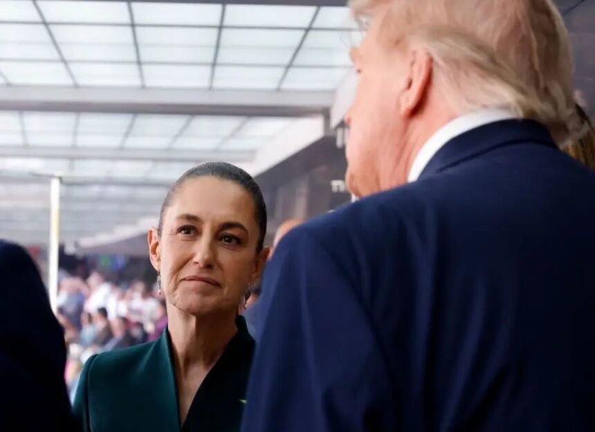 Donald Trump asegura que advirtió a Claudia Sheinbaum que los cárteles controlan a México